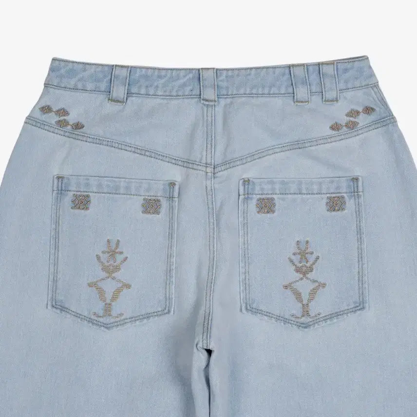 [BUNJANG] The Coldest Moment Ethnic Denim Pants / 더콜디스트모먼트 TCM ethnic denim pants (light B