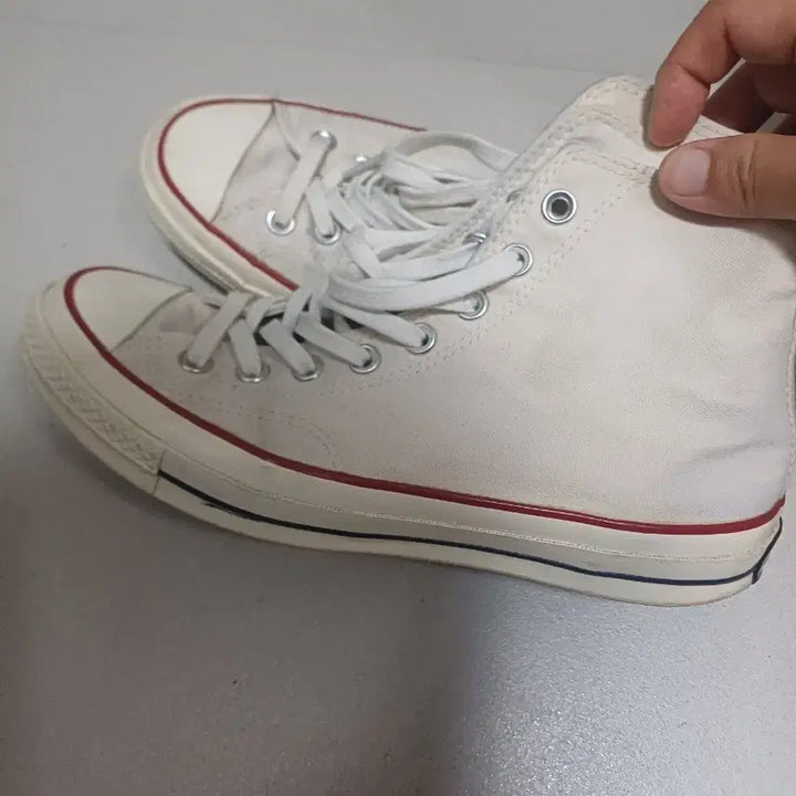 [BUNJANG] Converse Chuck 70s Ivory High Top Sneakers / 컨버스 척테일러 1970s 아이보리 하이 265