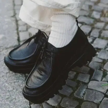 [BUNJANG] Urbanic Tyrolian Vibram Loafers Black / 얼바닉 티롤리안 비브람 로퍼 블랙