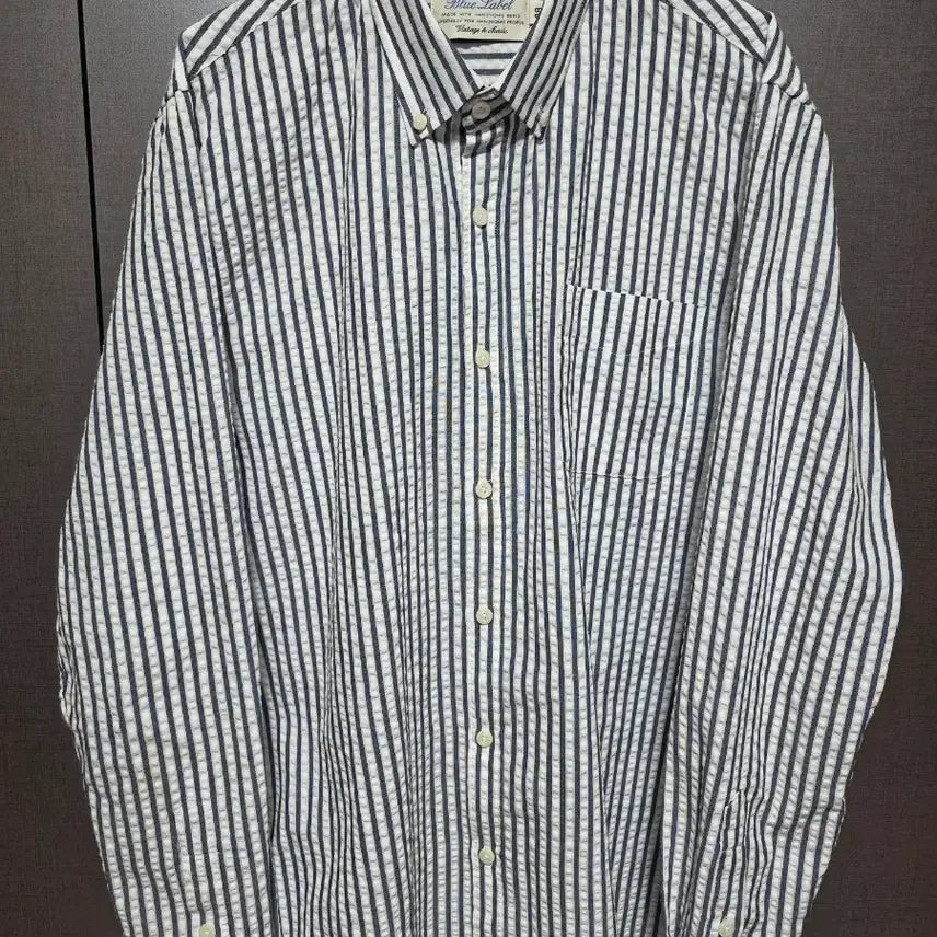 [BUNJANG] Blue Label Striped Shirt / 블루라벨 스트라이프 셔츠 판매합니다.