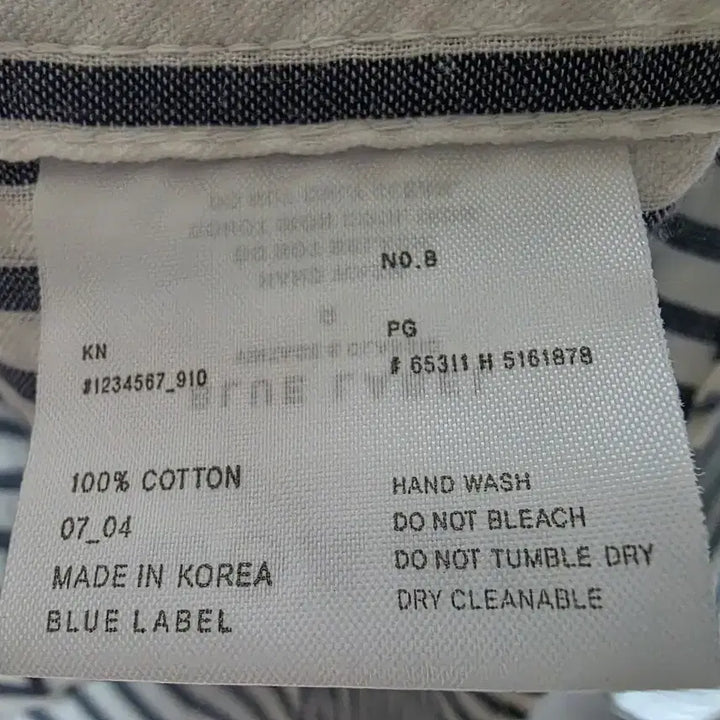 [BUNJANG] Blue Label Striped Shirt / 블루라벨 스트라이프 셔츠 판매합니다.