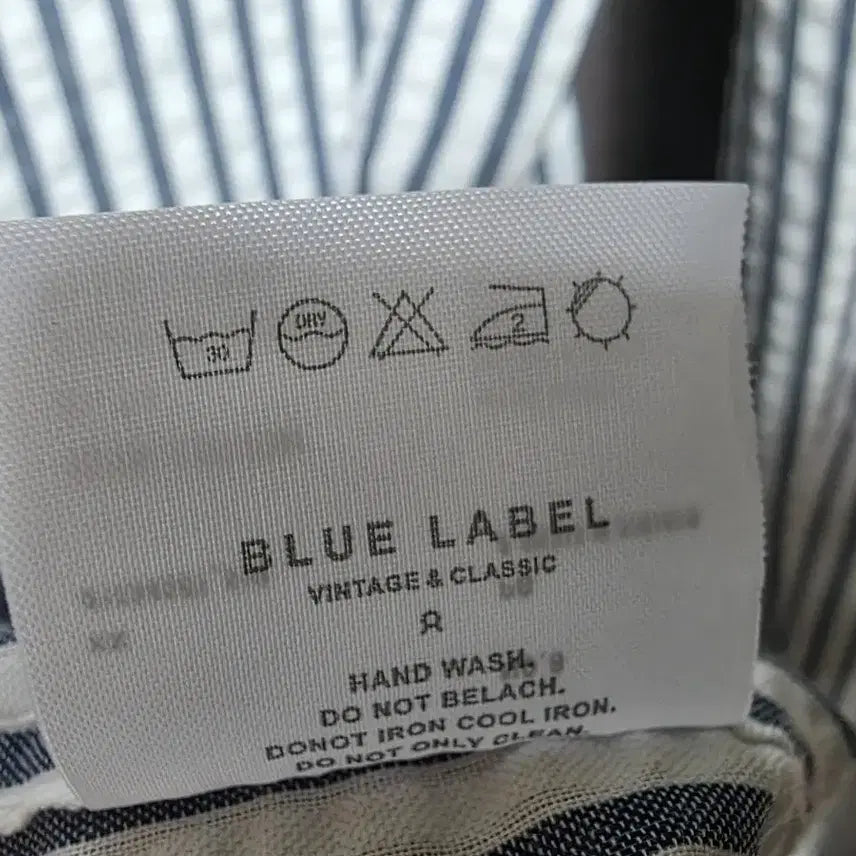 [BUNJANG] Blue Label Striped Shirt / 블루라벨 스트라이프 셔츠 판매합니다.
