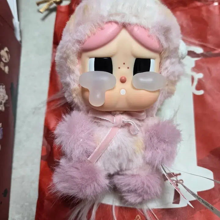 [BUNJANG] Popmart Crybaby Power Run Happiness Keyring / 팝마트 전력질주 크라이베이비 행복 키링
