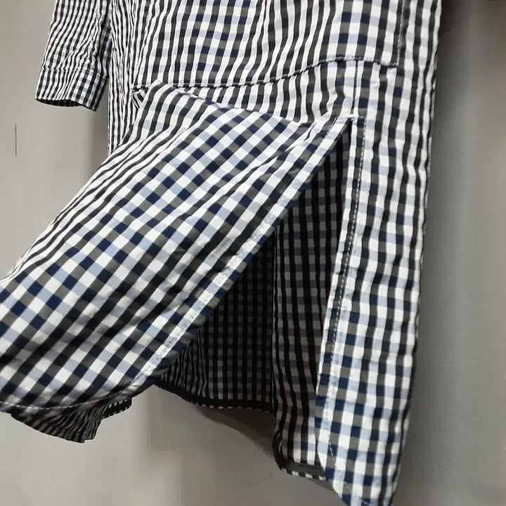 [BUNJANG] Renoma Check Windbreaker Jacket S / 레노마 바람막이 체크 자켓 S