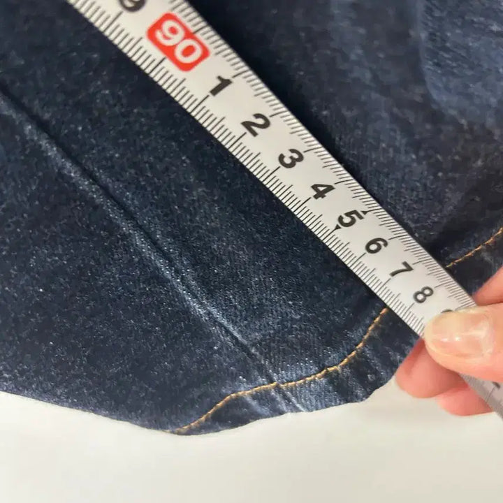 [BUNJANG] Calvin Klein Straight Fit Denim Pants / 캘빈클라인 진청 데님 바지 팬츠 일자핏 36