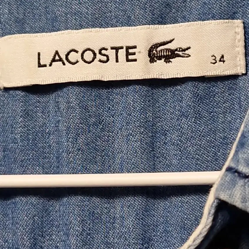 [BUNJANG] Lacoste Denim Short Jumpsuit / 라코스테 데님 숏 점프수트 34/55~66
