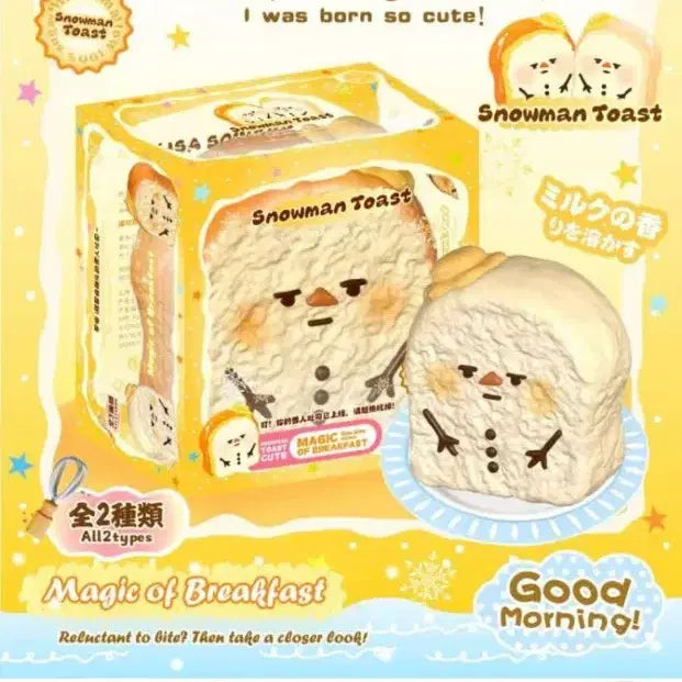 [BUNJANG] ZenZen Gift Shop Snowman Toast Squishy / 젠젠선물가게 브랜드 스퀴시 (스노우맨 토스트)