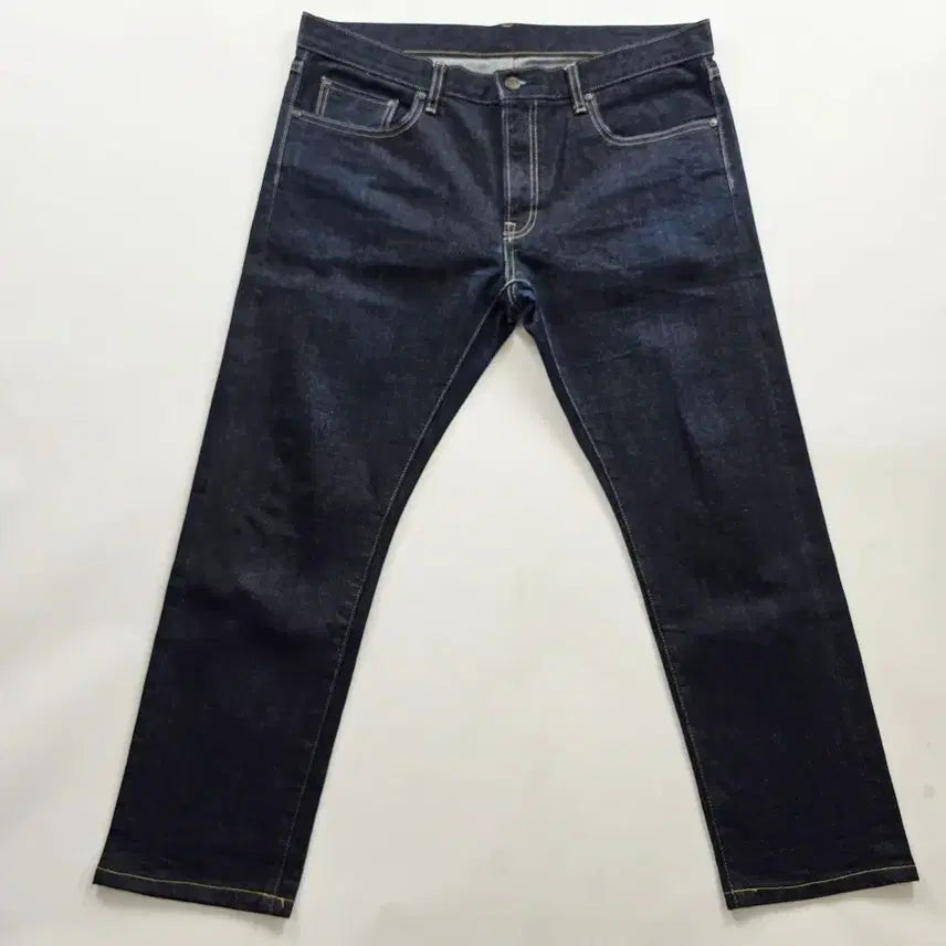 [BUNJANG] Uniqlo Selvedge Denim Jeans / 유니클로 청바지 셀비지 진청 스판 데님 사이즈36 R5164