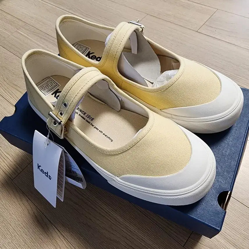 [SOLD OUT] 케즈 메리제인 캔버스 옐로우 새상품
