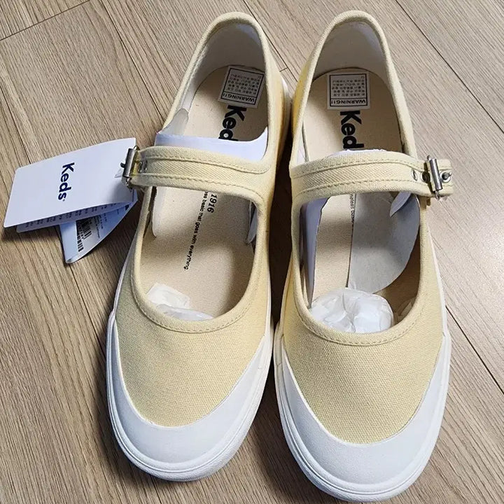[SOLD OUT] 케즈 메리제인 캔버스 옐로우 새상품
