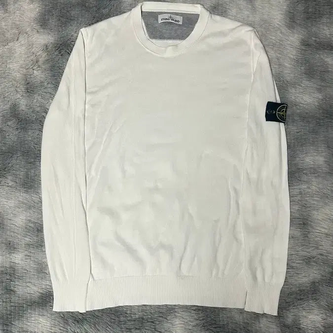[SOLD OUT] [XL size] 스톤아일랜드 크루넥 니트 화이트