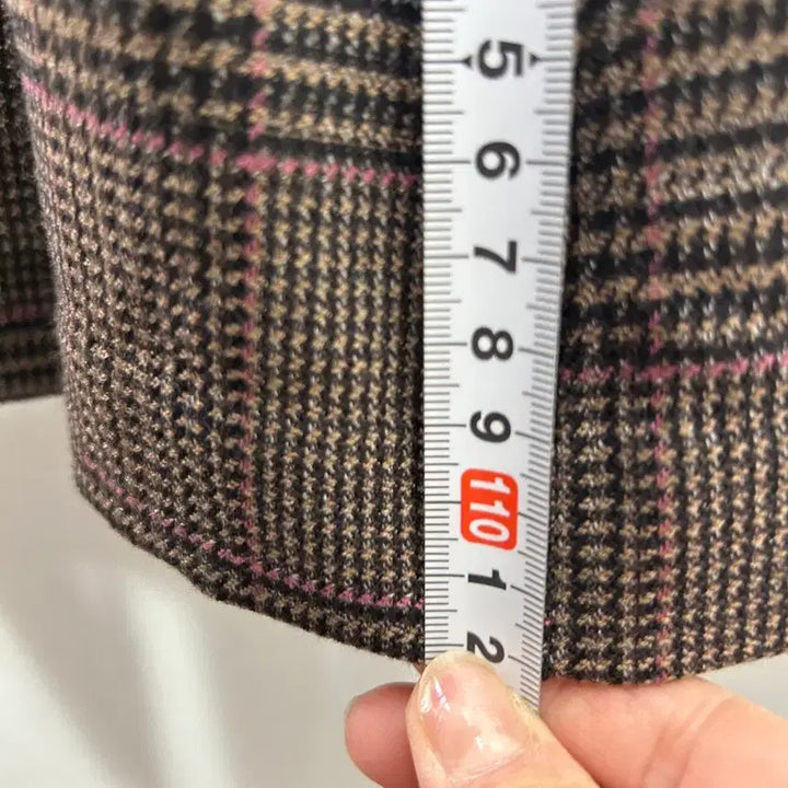 [BUNJANG] Seconds Long Coat Brown 55 / seconds 체크 롱 코트 브라운 55 새상품 롱