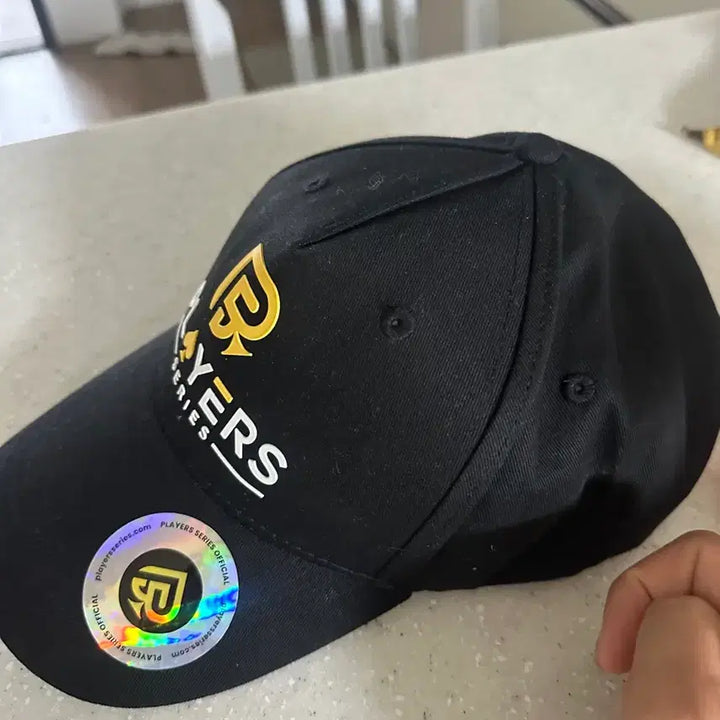 [BUNJANG] Players Series Black Ball Cap / 플레이어스 시리즈 블랙 볼캡 모자