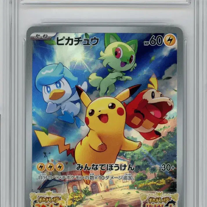 [BUNJANG] Pokemon Pikachu Scarlet Violet Promo Card / 포켓몬카드 일판 피카츄 스칼렛 바이올렛 프로모 카드 brg9