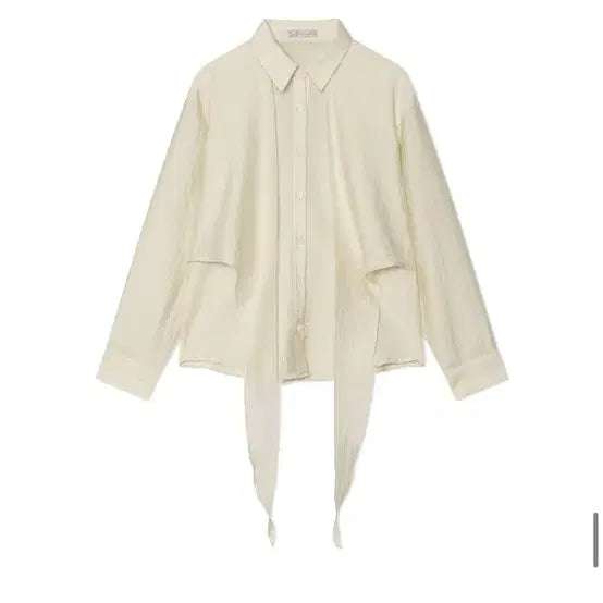 [BUNJANG] YuJe Wrap Blouse Ivory / <새상품> 유제 랩 블라우스 아이보리 판매합니다 12만원