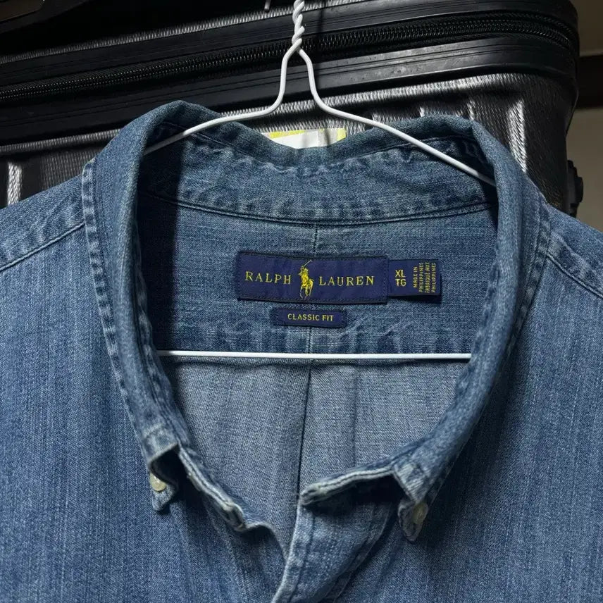 [SOLD OUT] 폴로 클래식핏 데님셔츠 XL