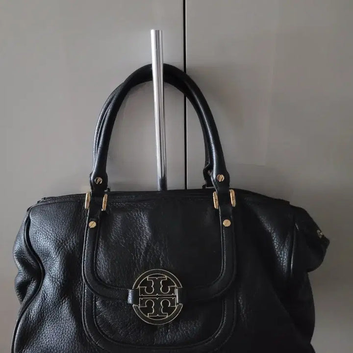 [BUNJANG] Tory Burch Leather Tote Bag / 토리버치 블랙 가죽 토트백