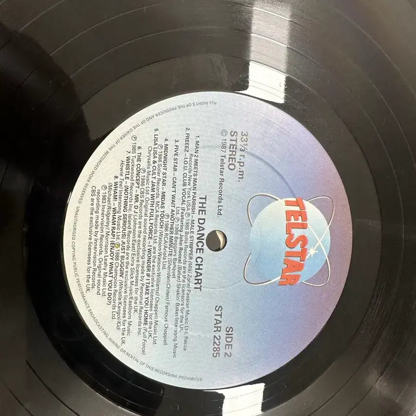 [BUNJANG] Various Artists The Dance Chart UK Original LP / LP 영국 오리지널 초반 더 댄스 차트 80년대 댄스 히트곡 판매 합니다