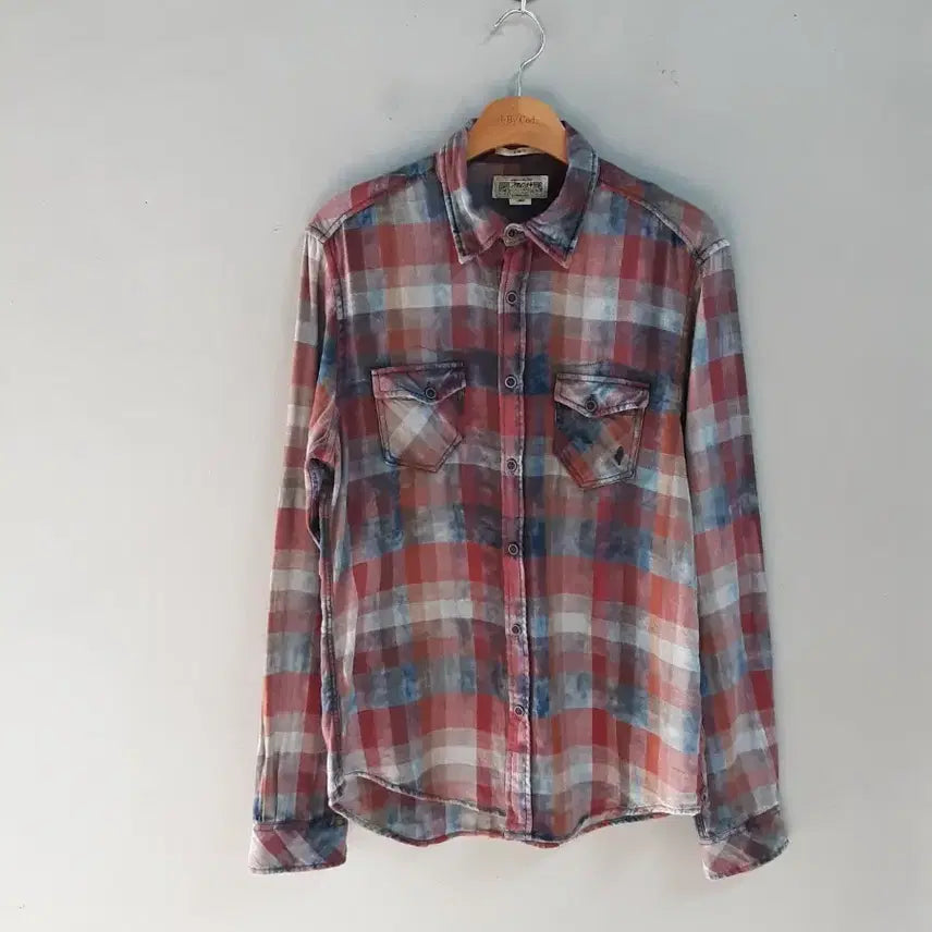 [BUNJANG] MCS Italian Checkered Shirt / 이탈리아 MCS 체크 셔츠 L