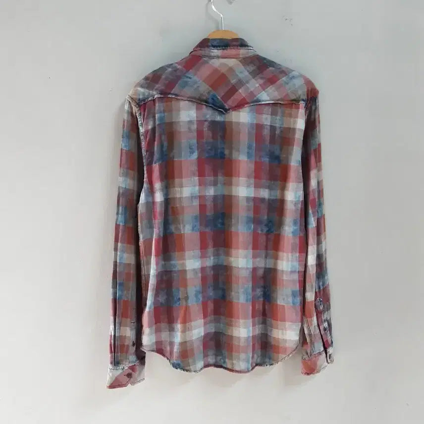 [BUNJANG] MCS Italian Checkered Shirt / 이탈리아 MCS 체크 셔츠 L