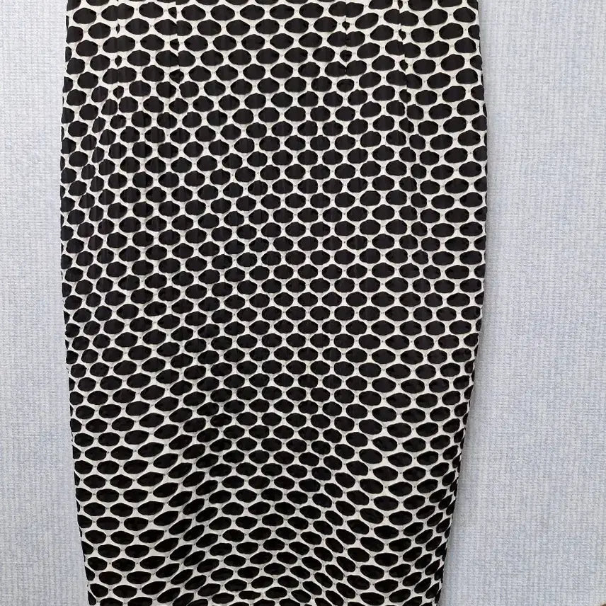 [BUNJANG] Celice Black Polka Dot Midi Skirt / 셀리스 블랙 땡땡이 패턴 스커트 28