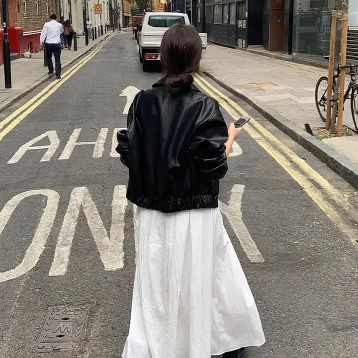 [BUNJANG] VIMUD London Leather Blouson Jacket / 바이무드_런던 레더 블루종 자켓 LEATHER BLOUSON JK