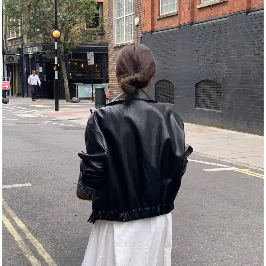 [BUNJANG] VIMUD London Leather Blouson Jacket / 바이무드_런던 레더 블루종 자켓 LEATHER BLOUSON JK