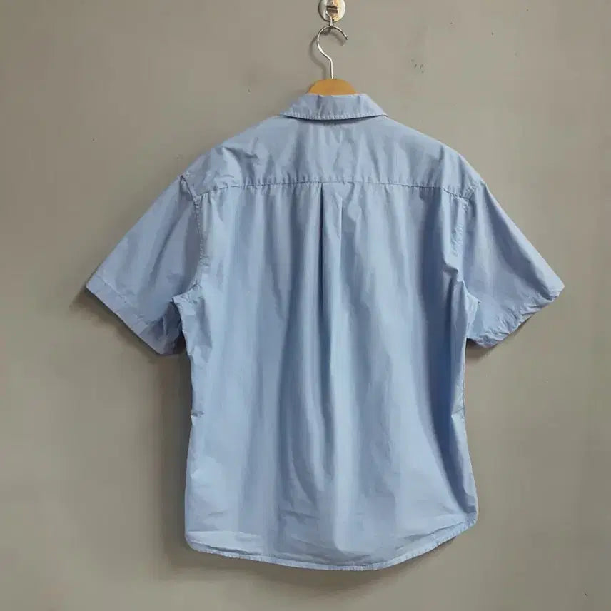 [BUNJANG] MERIGO Sky Blue Short Sleeve Shirt / MERIGO 반팔 셔츠 L 하늘색(105 가능)