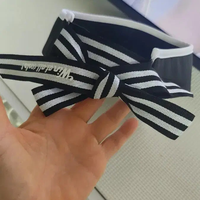 [SOLD OUT] 코오롱 왁 waac 골프 백리본 썬캡