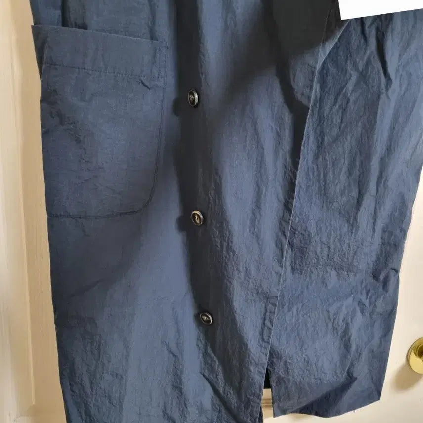 [SOLD OUT] 네이비 루즈핏 언발 롱 베스트