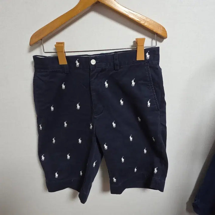 [BUNJANG] Polo Ralph Lauren Pony Embroidered Shorts (Navy, Size 29) / [정품] 폴로 랄프로렌 포니 자수 반바지 (네이비 / 29사이즈)