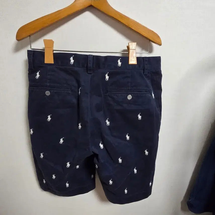 [BUNJANG] Polo Ralph Lauren Pony Embroidered Shorts (Navy, Size 29) / [정품] 폴로 랄프로렌 포니 자수 반바지 (네이비 / 29사이즈)
