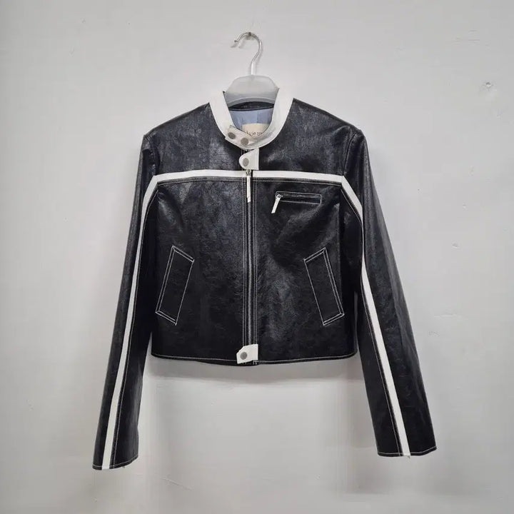 [SOLD OUT] 아비에무아 페이크레더 레이서 자켓
