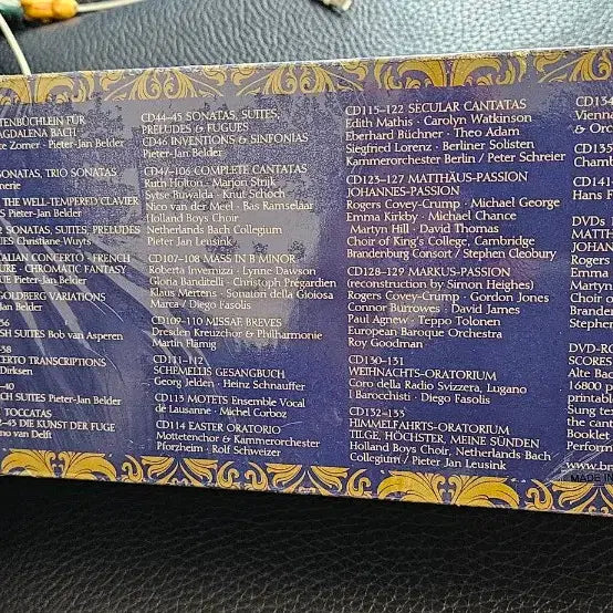 [BUNJANG] (미개봉) 바흐 전집 157CD + 2DVD 풀세트. 바흐 컴플리트 / (미개봉) 바흐 전집 157CD + 2DVD 풀세트. 바흐 컴플리트