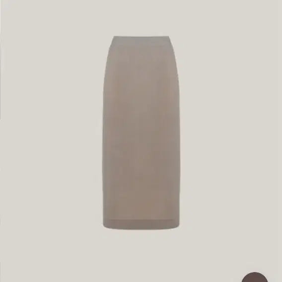 [SOLD OUT] 제이드몽 미들시즌 백슬릿 스커트 매트베이지