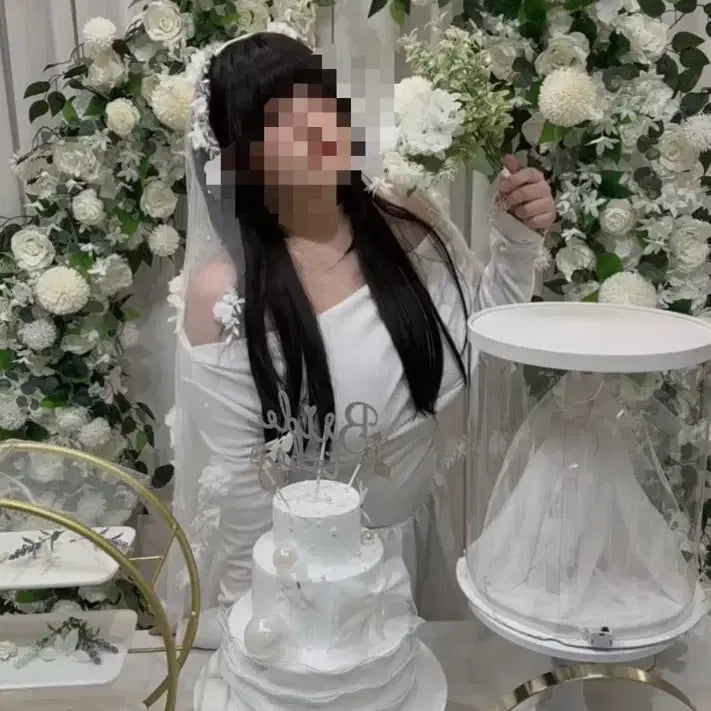 [SOLD OUT] 화이트 오프숄더 롱 원피스