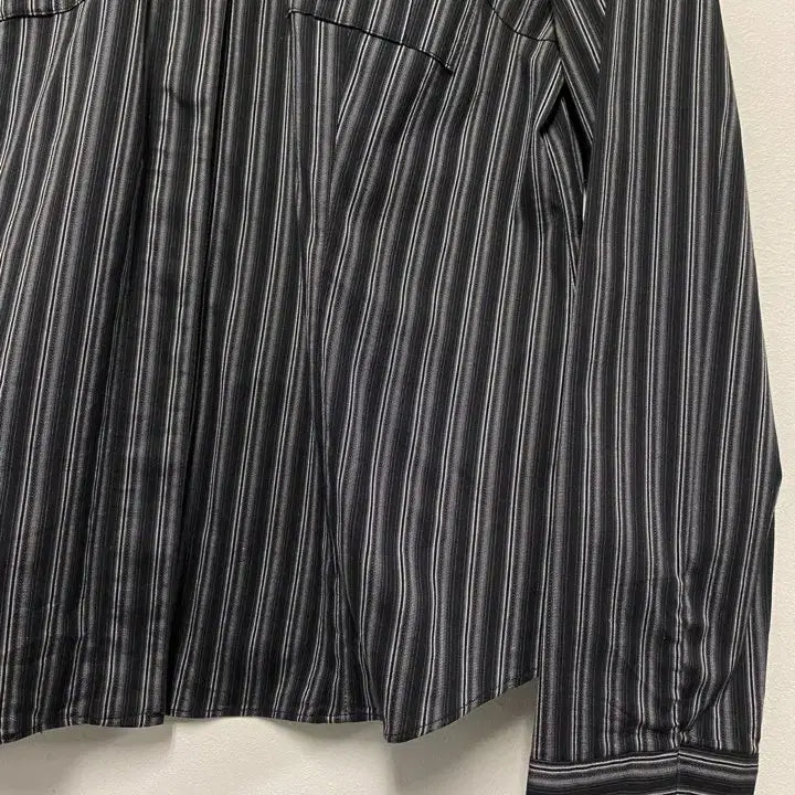 [BUNJANG] ENSUITE Striped Pocket Shirt / 빈티지 ENSUITE 스트라이프 포켓 셔츠