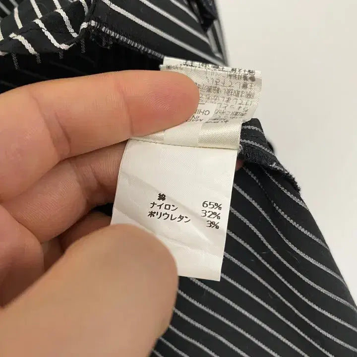 [BUNJANG] 빈티지 PASSIONE 러플 디테일 스트라이프 셔츠 / 빈티지 PASSIONE 러플 디테일 스트라이프 셔츠