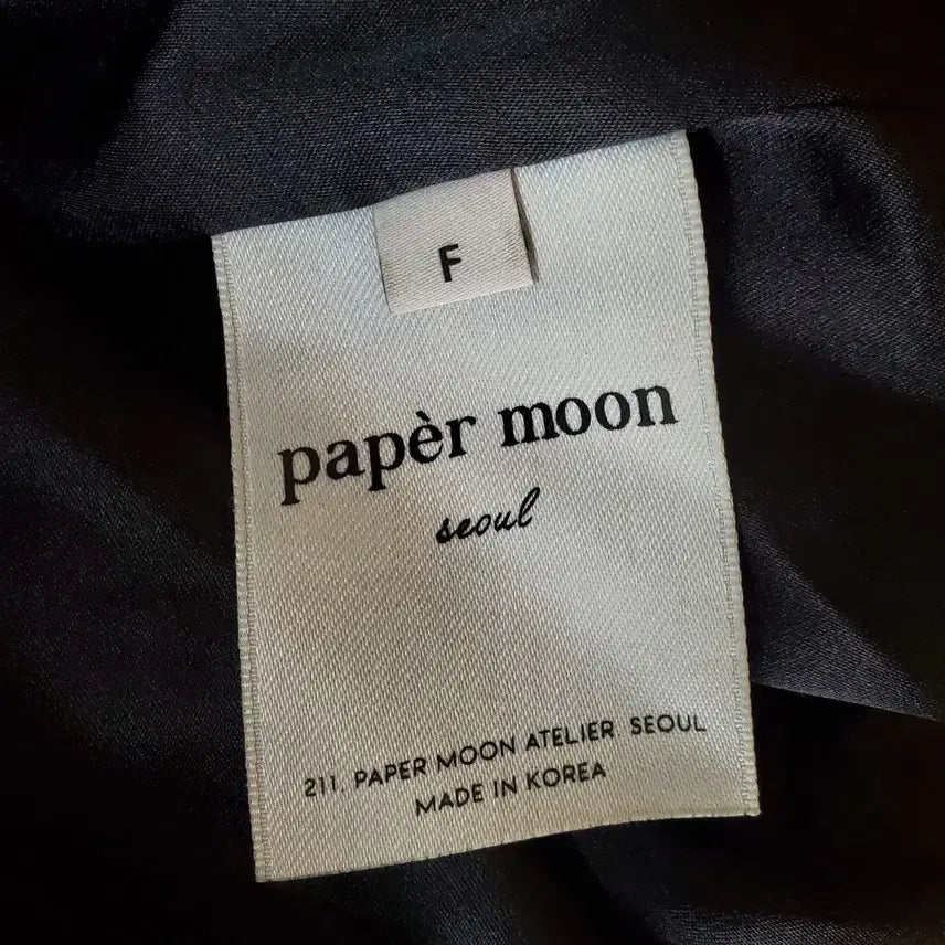 [BUNJANG] paper moon 페이퍼문 레더아노락 free / paper moon 페이퍼문 레더아노락 free