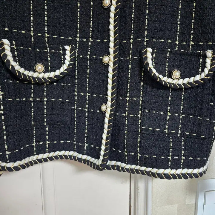 [BUNJANG] HanYiYu Tweed Jacket Black / HanYiYu 트위드 자켓 블랙