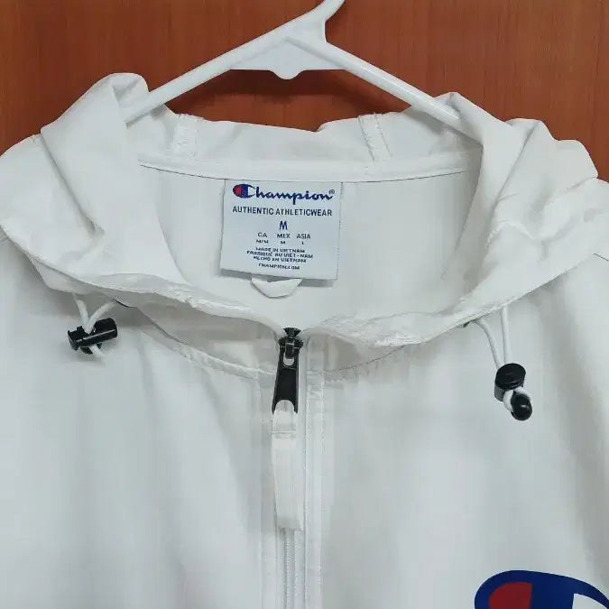 [SOLD OUT] 챔피온 화이트 아노락 바람막이 후드 자켓