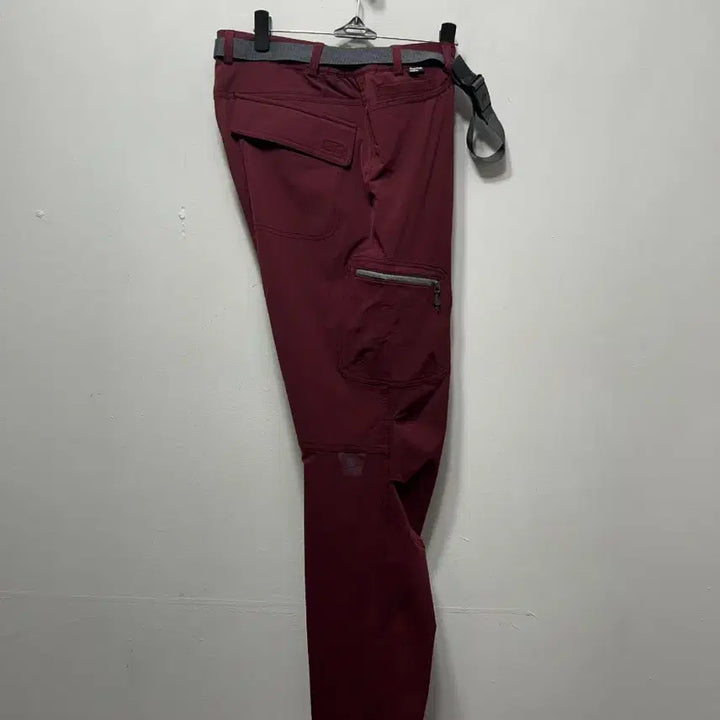 [BUNJANG] Beanpole Cargo Pants Men Wine Color Belt Set / 36 빈폴 카고바지 남성  와인색 벨트 세트