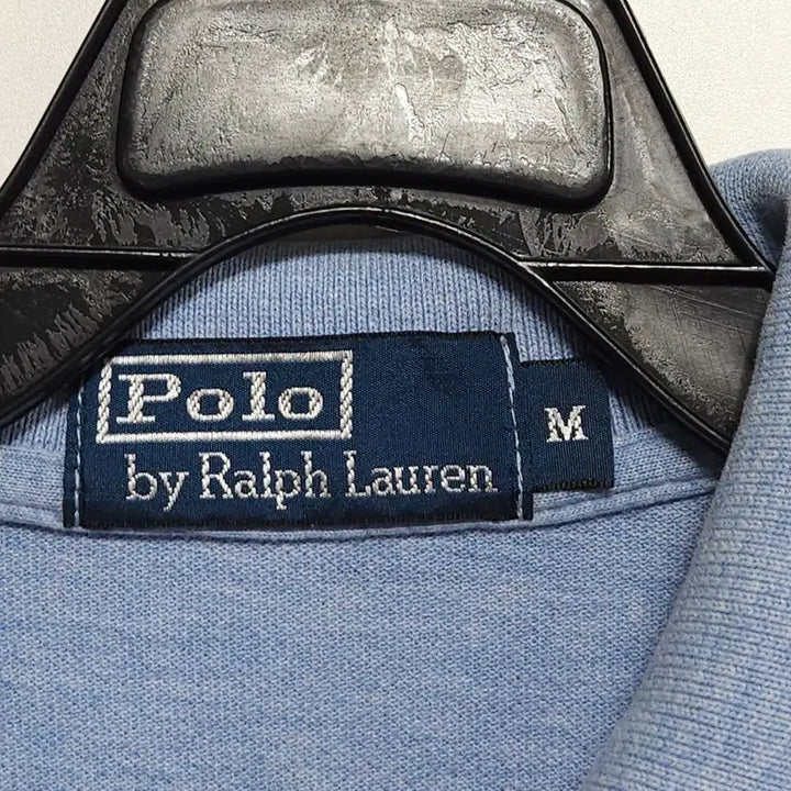 [BUNJANG] Polo Ralph Lauren Long Sleeve Polo Shirt Light Blue / 90~95 폴로 랄프로렌 롱슬리브 카라티 연블루 (00s 국내출시)