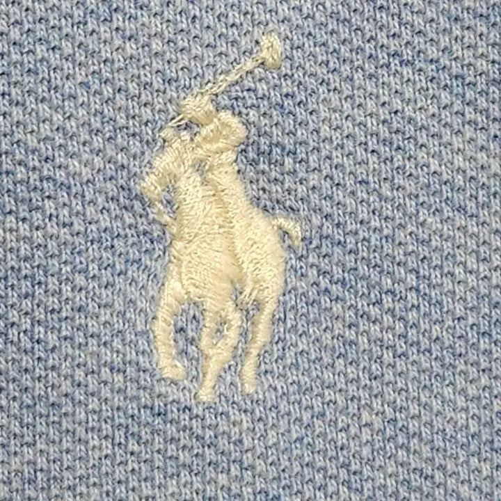 [BUNJANG] Polo Ralph Lauren Long Sleeve Polo Shirt Light Blue / 90~95 폴로 랄프로렌 롱슬리브 카라티 연블루 (00s 국내출시)