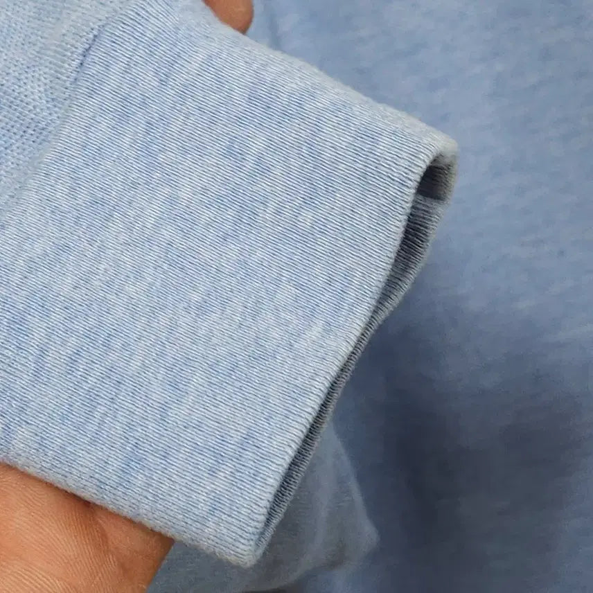 [BUNJANG] Polo Ralph Lauren Long Sleeve Polo Shirt Light Blue / 90~95 폴로 랄프로렌 롱슬리브 카라티 연블루 (00s 국내출시)