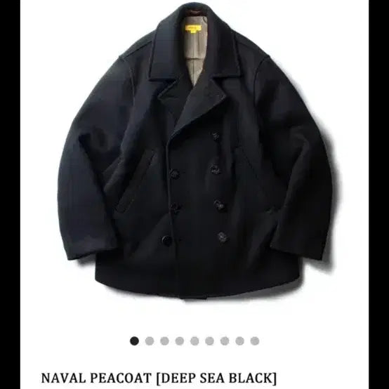 [SOLD OUT] 더레스큐 피코트 블랙