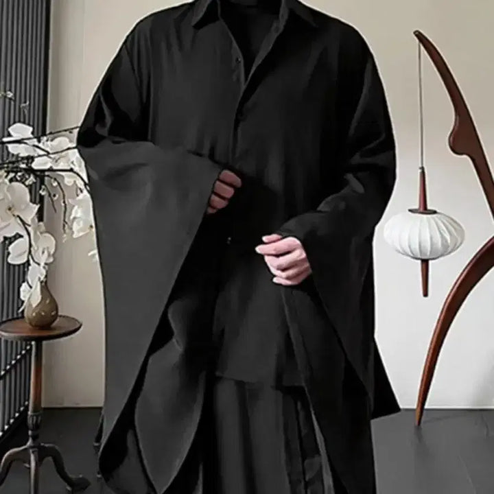[SOLD OUT] 블랙 루즈핏 셔츠(XXL 115)
