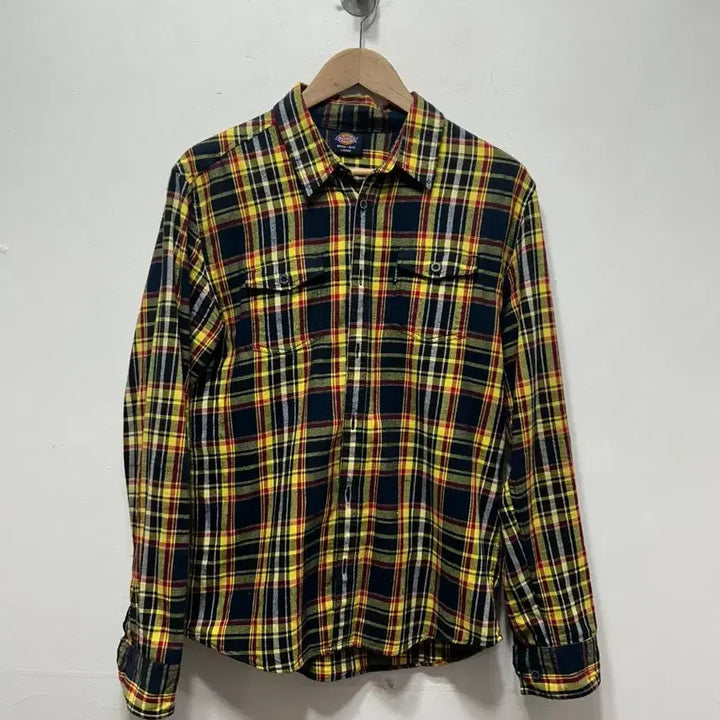 [BUNJANG] Dickies Yellow Check Shirt L / 디키즈 옐로우 체크 셔츠 남방 1992 무신사 L