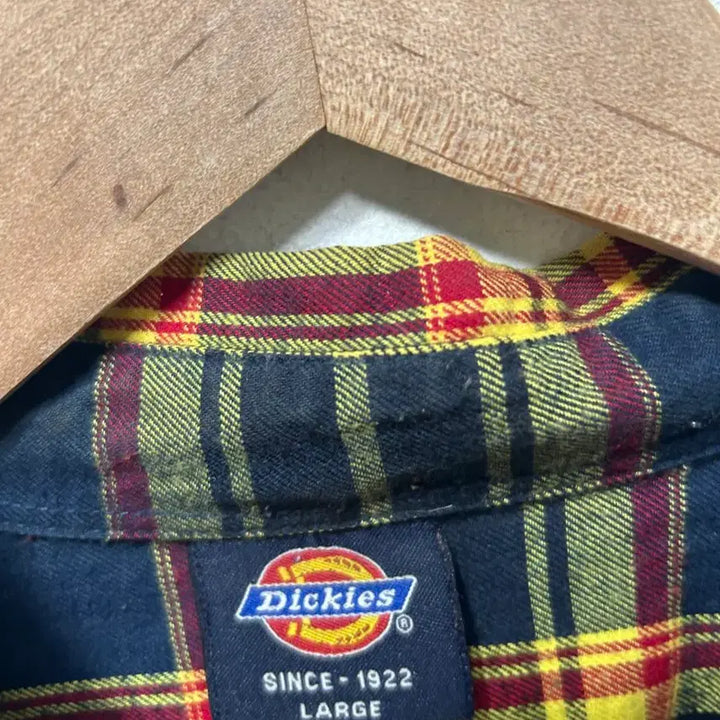 [BUNJANG] Dickies Yellow Check Shirt L / 디키즈 옐로우 체크 셔츠 남방 1992 무신사 L