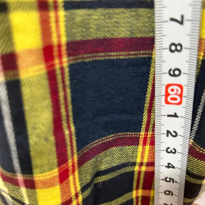 [BUNJANG] Dickies Yellow Check Shirt L / 디키즈 옐로우 체크 셔츠 남방 1992 무신사 L